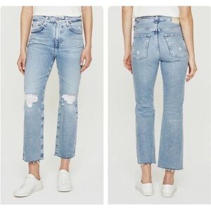 AG Kinley High Rise Pop Crop Sz 27